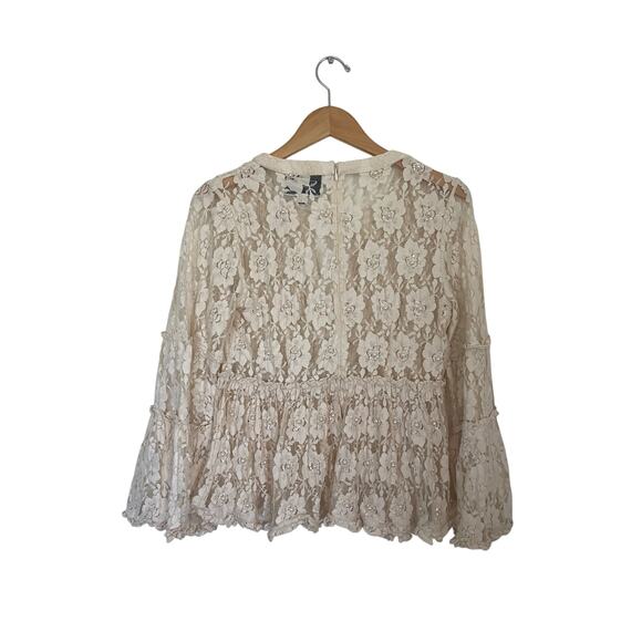 Alexis Tanisa Top in Beaded Ivory Lace Size Medium - Picture 7 of 8